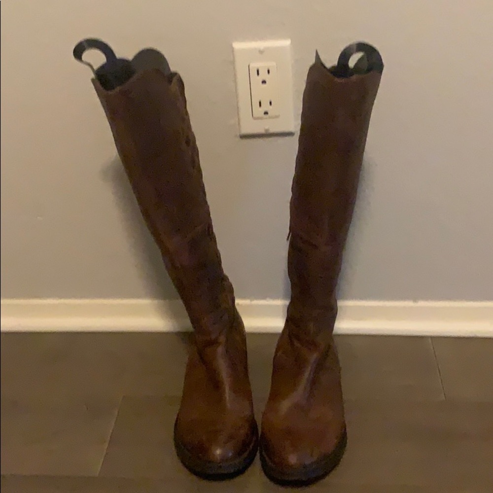 Steve Madden Leather Riding Boots